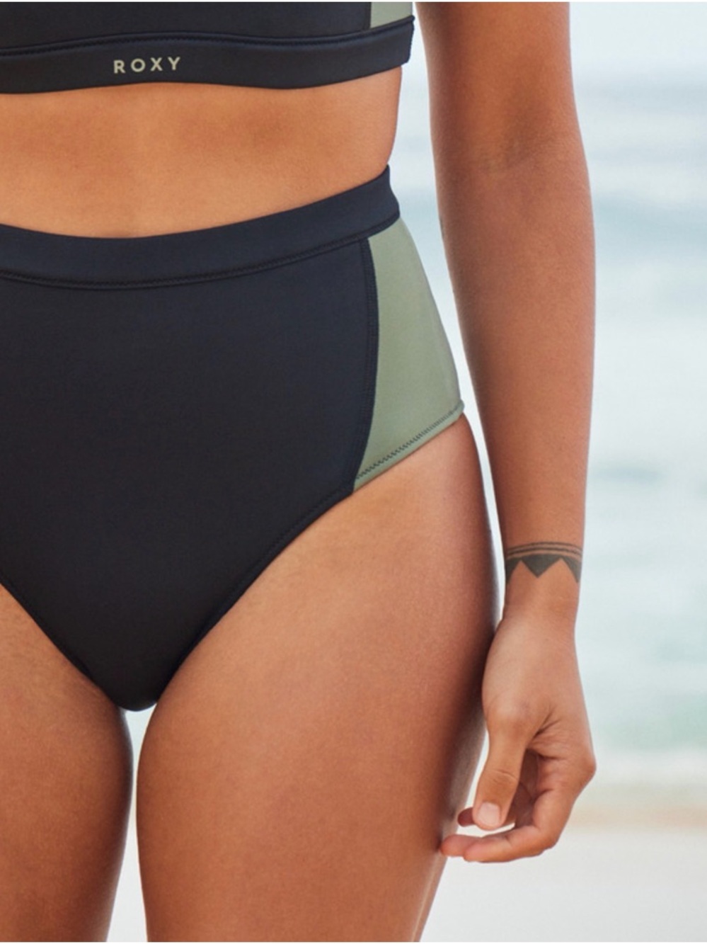 ROXY Pro Wave Women's High Waisted Bikini Bottoms